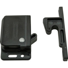 10 &15 Series Pull Force Catch And Keeper, 5 Lbs., Anodize Finish, Black view 2