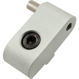 15 Series Left Hand Lift-Off Hinge Section w/ Short Pin, Anodize Finish, Clear view 2