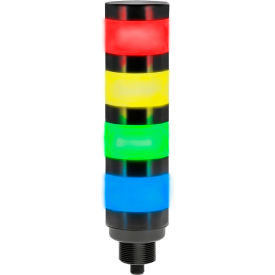 80/20 Series Tower Light 4 Color w/o Audible, 5 Pin, Anodize Finish view 2