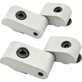 10 & 15 Series Left Hand Transition Lift-Off Hinge Assembly, Anodize Finish, Clear view 2