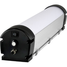 550mm Wide Task Light with Dimmer, Anodized White Finish view 2