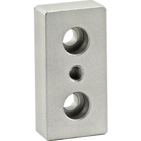10 Series 1" x 2" Base Plate w/ 1/4-20 Tap in Center, Anodize Finish, Clear view 2