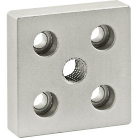 10 Series 2" x 2" Base Plate With 7/16-14 Tap In Center view 2