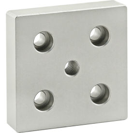 15 Series 3" x 3" Base Plate With 7/16-14 Tap In Center view 2