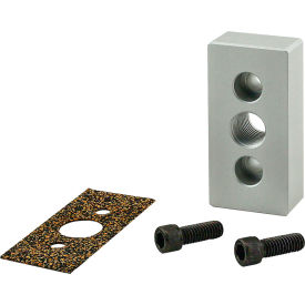 15 Series 1.5" x 3" End Mount Pressure Manifold Plate W/ 3/8" NPT view 2