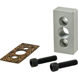 10 Series 1" X 2" End Mount Pressure Manifold Plate With 1/4" NPT view 2