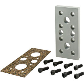 15 Series 3" X 6" End Mount Pressure Manifold With 3/8" NPT & 1/2" NPT view 2