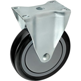 Fractional, Metric & Ready Tube Deluxe Flange Mount Rigid Caster view 2