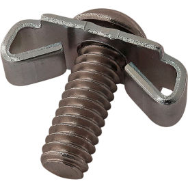 25 Series M6 X 1.0 End Fastener with Stainless Steel Screw, Bright view 2
