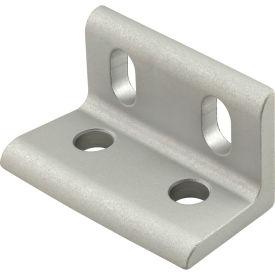 25 Series 4 Hole Wide Slotted Inside Corner Bracket, Clear view 2