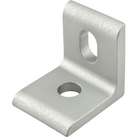 25 Series 2 Hole Slotted Inside Corner Bracket, Clear view 2