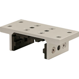 25 Series 4 Slot Mount Double Flange Short Standard Linear Bearing w/ Brake Holes, Clear view 2