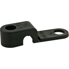10 & 15 Series Single Tube Clamp, 1/4", Matte Finish, Black view 2