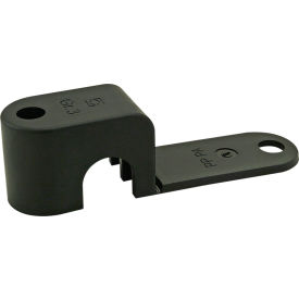 10 &15 Series Single Tube Clamp, 1/2", Matte Finish, Black view 2