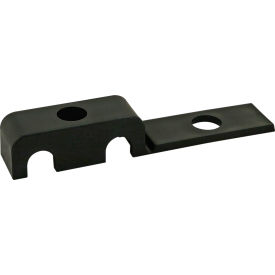 10 & 15 Series 1/4" Double Cable & Tube Clamp, Black view 2