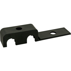 10 & 15 Series 3/8" Double Cable & Tube Clamp, Black view 2