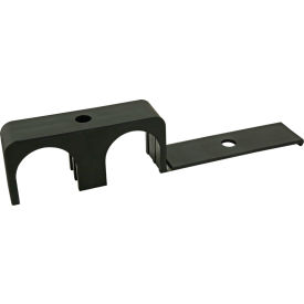 10 & 15 Series 1" Double Cable & Tube Clamp, Black view 2