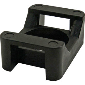 10, 15, 20, 25, 30, 40, 45 Series 1/4" Screw Mount Pad - Black Bag of 100 view 2