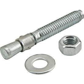 Fractional Series 3/8" X 2 3/4" Wedge Floor Anchor W/ Hex Nut And Washer view 2