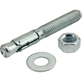 Fractional Series 1/2" X 3 3/4" Wedge Floor Anchor W/ Hex Nut And Washer view 2