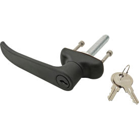 10, 15 Series Black L-handle With Lock Counterclockwise view 2