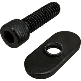 Bolt Assembly: 1/4-20 X .875" Shcs And Slide-In Economy T-Nut - Thread, Black Zinc view 2