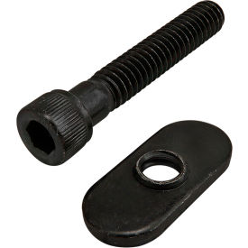 Bolt Assembly: 1/4-20 X 1.500" Shcs And Slide-In Economy T-Nut - Thread, Black Zinc view 2