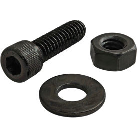 Bolt Assembly: 1/4-20 X .875" SHCS With Washer And Hex Nut, Black Zinc view 2