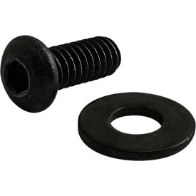 Bolt Assembly: 1/4-20 x .625" Button Head Socket Cap Screw with Washer, Black view 2