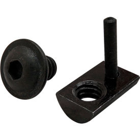 1/4-20 x 3/8" Flat Button Head Socket Cap Screw & Drop-In view 2
