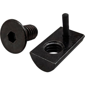 Bolt Assembly 5/16-18 x .625", FHSCS with Roll-In T-Nut with Flex Handle, Bright view 2