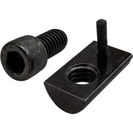 5/16-18 x .625 Socket Head Cap Screw & Roll-In T-Nut w/Flex Handle, Black Zinc view 2
