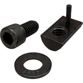 5/16-18 x .625 Socket Head Cap Screw w/Washer & Roll-In T-Nut w/Flex Handle, Black Zinc view 2