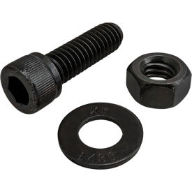 5/16-18 x 1.000 Socket Head Cap Screw w/Washer & Hex Nut, Black Zinc view 2