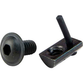 80/20 Inc 3481 80/20 3481 1/4-20 x 1/2" FBHSCS and Roll-In T-Nut W/Flex Handle image.