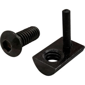 10 Series Button Head Socket Cap Screw and Drop In T-Nut, 1/4-20 X 5/8" view 2