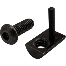 Button Head Socket Cap Screw and Drop In T-Nut, 1/4-20 X 3/4" view 2