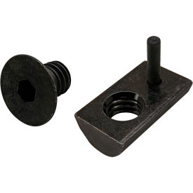15 Series Flat Head Socket Cap Screw and Drop In T-Nut, 5/16-18 X 1/2", Black view 2