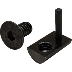 15 Series Flat Head Socket Cap Screw and Drop In T-Nut, 1/4-20 X 1/2" view 2