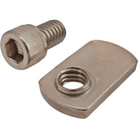 Socket Head Cap Screw with Economy T-Nut, Stainless Steel, 5/16-18 X 1/2" view 2