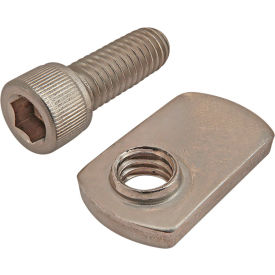 Socket Head Cap Screw with Economy T-Nut, Stainless Steel, 5/16-18 X 7/8" view 2