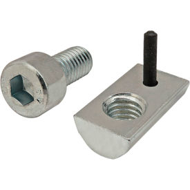 M8 x 16.00mm Socket Head Cap Screw and Roll-In T-Nut with Flex Handle view 2