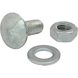 Metric Series M8 x 20mm Bright T-Slot Stud with Washer and Hex Nut view 2