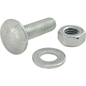 Metric Series Bolt Assembly M8 x 30 mm T-Slot Stud with Washer & Hex Nut, Bright Zinc view 2