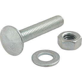 Metric Series Bolt Assembly M8 x 45 mm T-Slot Stud with Washer & Hex Nut, Bright Zinc view 2