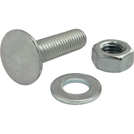 Bolt Assembly M8 x 30mm Economy T-Slot Stud with Washer & Hex Nut, Bright Zinc view 2