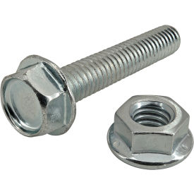 Bolt Assembly: 5/16-18 x 1-3/4" Hex Head Bolt & Flanged Hex Nut, Bright Zinc view 2