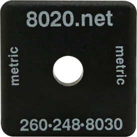 40 Series Lite End Cap w/ Push-Ins Fastener, Matte Finish, Black view 2
