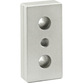 40 Series 40mm x 80mm Base Plate w/ M10 Tap Center view 2