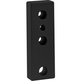 40 Series 4 Hole Leveling Anchoring Base Plate, M10 Tap, Black Anodize view 2